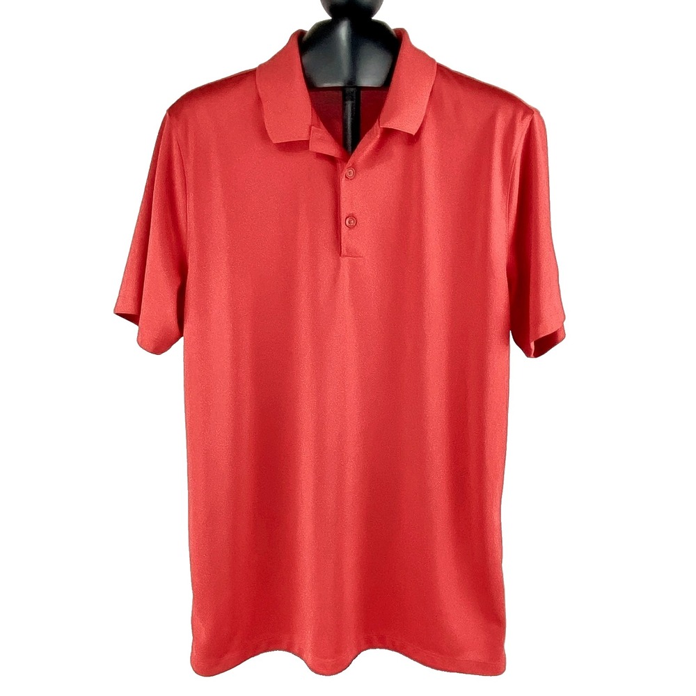 Nike Golf Dri-Fit Polo Shirt Mens M Dri-Fit Red Short Sleeves Standard Fit Soft